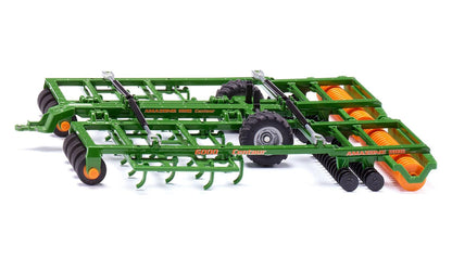 siku 2069, Amazone Centaur, speelgoed grondbewerkingsmachine voor tractoren, 1:32, metaal/kunststof, groen, draaibare pakkerrollen, inklapbaar frame, trouw aan de originele lak