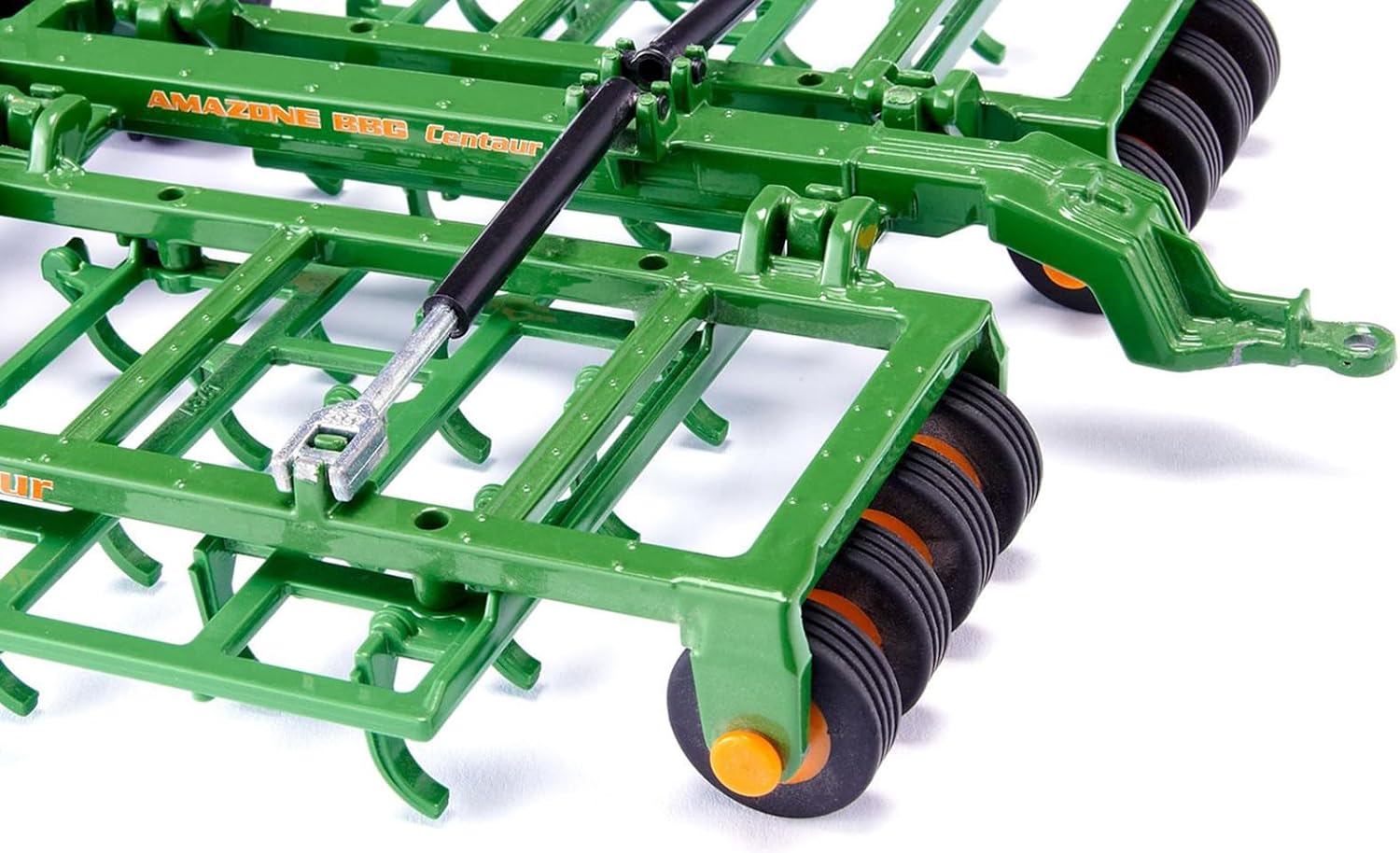 siku 2069, Amazone Centaur, speelgoed grondbewerkingsmachine voor tractoren, 1:32, metaal/kunststof, groen, draaibare pakkerrollen, inklapbaar frame, trouw aan de originele lak