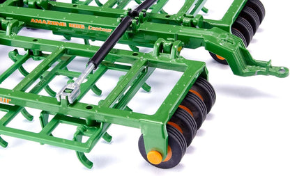 siku 2069, Amazone Centaur, speelgoed grondbewerkingsmachine voor tractoren, 1:32, metaal/kunststof, groen, draaibare pakkerrollen, inklapbaar frame, trouw aan de originele lak