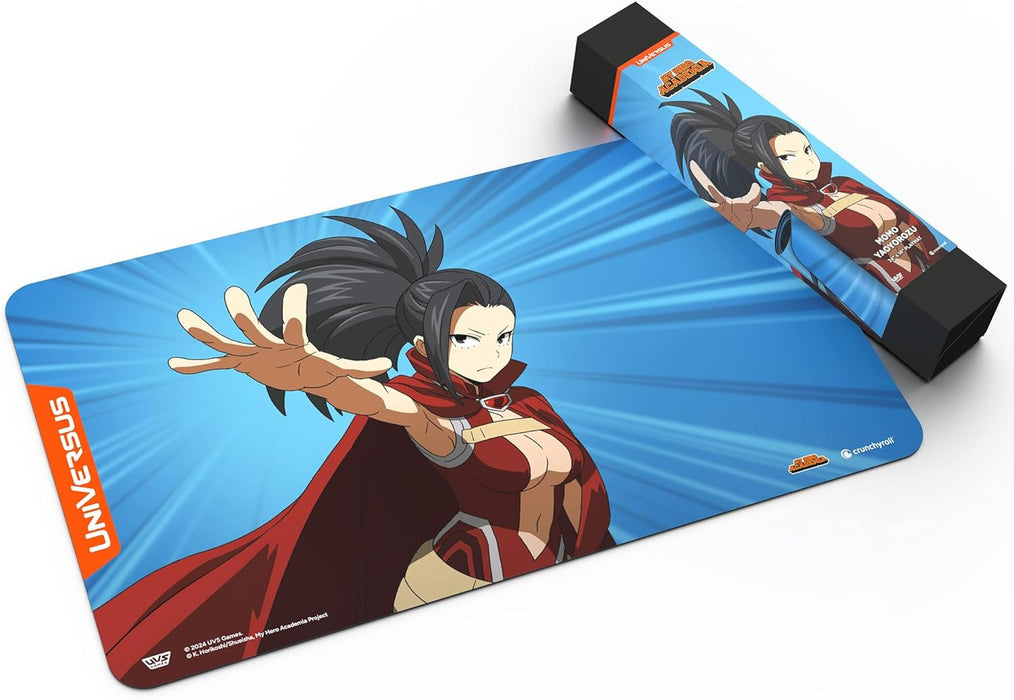 UniVersus My Hero Academia: Girl Power- Momo Yaoyorozu Playmat - 24 x 14 Neoprene Mat, Tabletop Card Game Accessory, UVS Games, Officially Licensed