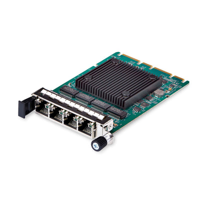 StarTech.com 4-Port RJ45 Gigabit OCP 3.0 Server Network Card w/Intel I350, SFF 4C+/PCIe 3.0/PXE/VLAN, 3-Speed Ethernet NIC