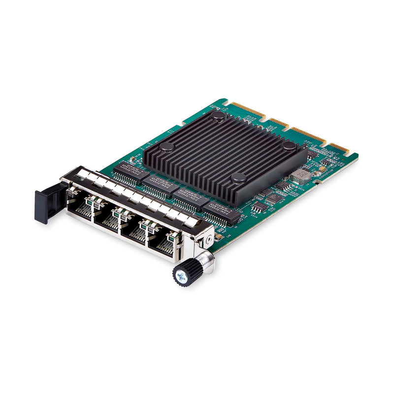 StarTech.com 4-Port RJ45 Gigabit OCP 3.0 Server Network Card w/Intel I350, SFF 4C+/PCIe 3.0/PXE/VLAN, 3-Speed Ethernet NIC