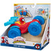 Marvel Spidey and His Amazing Friends Spidey Web Climber - 7-Inch Rev Up Motor Vehicle That Climbs Obstacles, SNF0244