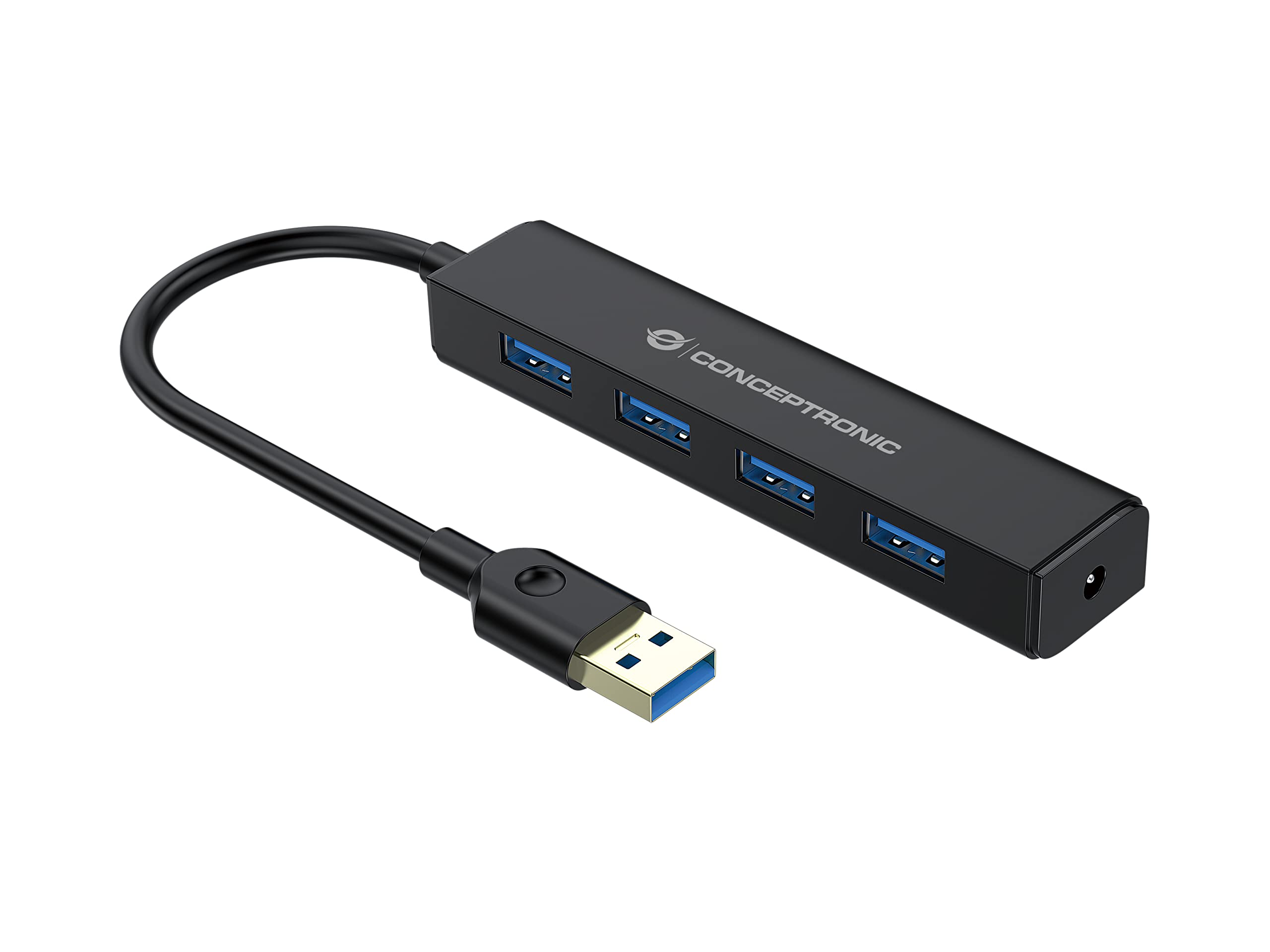 Conceptronic C4PUSB3 4-Port USB 3.0 Hub - USB 3.0 SuperSpeed 5Gbps