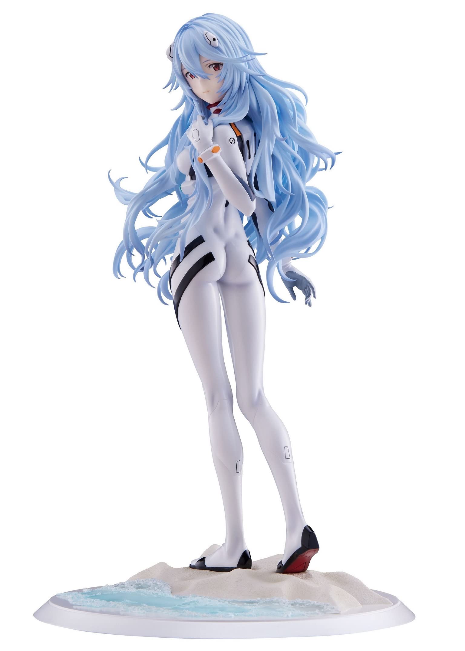 Claynel Evangelion: 3.0+1.0 Thrice Upon a Time - Figura Decorativa (PVC, 1/7, Rei Ayanami, 26 cm