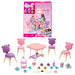 Barbie Tea Party Playset for Preschoolers, My First Barbie Tea Party Playset and Accessories, Preschool Toys and Gifts, Tea Party with 18 Storytelling Pieces, Two Plush Items, from 3 Years, HMM65