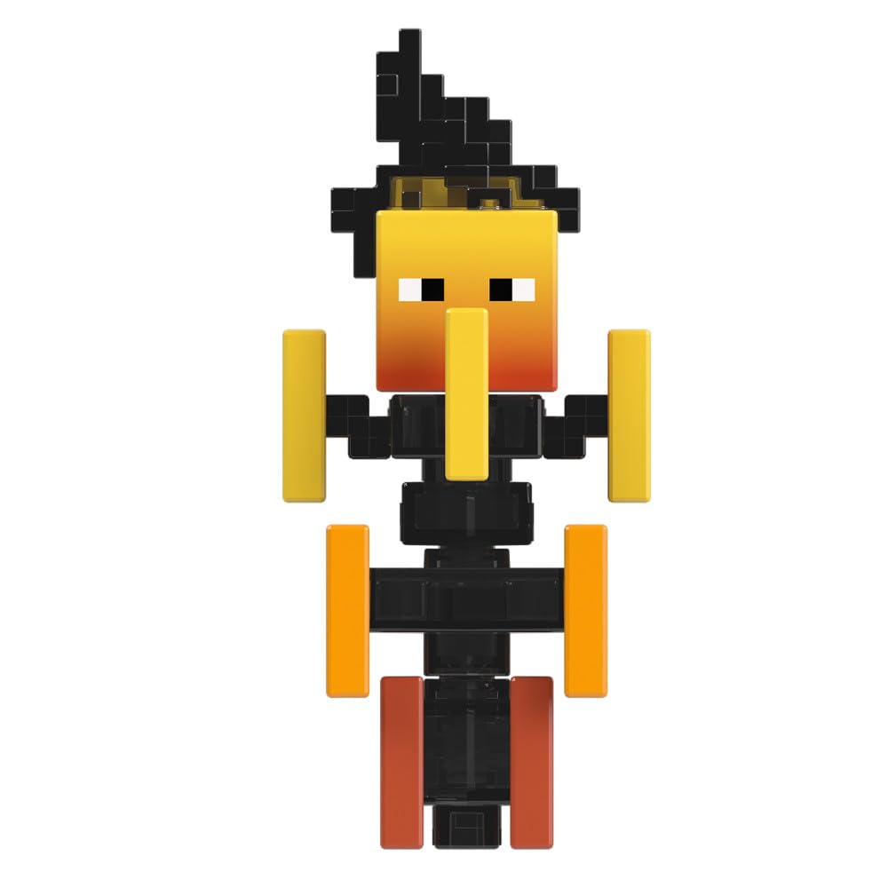 Mattel Minecraft Vanilla Action Figure Blaze, 8,3 cm, per bambini dai 6 anni in su