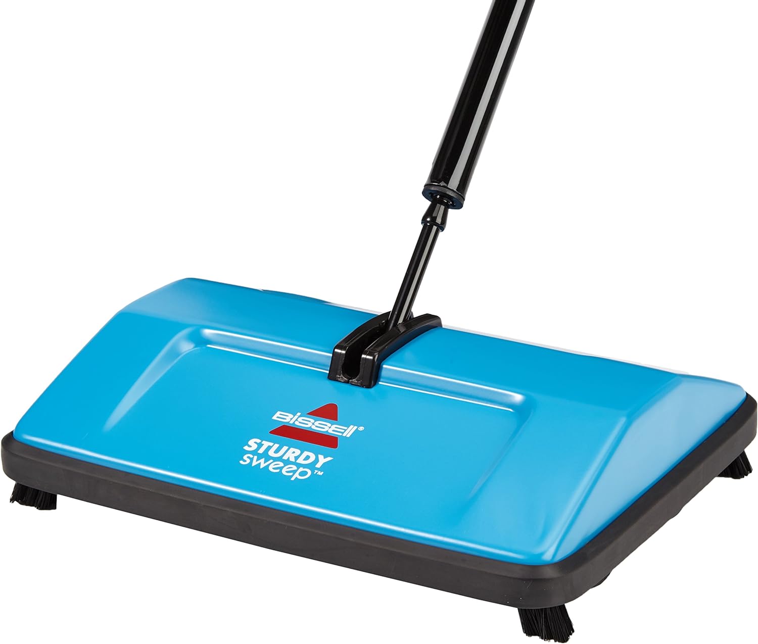 BISSELL 2402E 2402N Sturdy Sweep Kehrer, für Hartböden und Teppiche, kabellos, benötigt keinen Strom, Blau