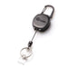 KEY-BAK 0KB1-0A24 Sidekick ID Badge and Key Reel, 24" Kevlar Cord, Tough Polycarbonate Case, Zinc Alloy Metal Carabiner (0KB1-0A24), Black Sidekick Carabiner