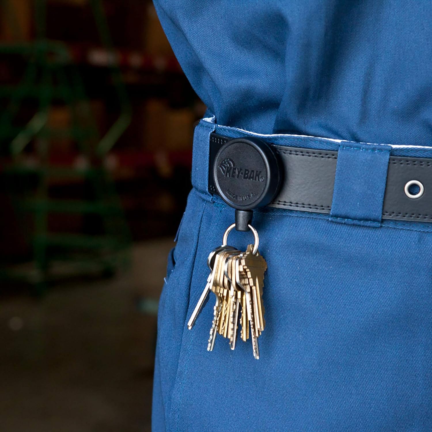 KeyBak Kb Mid6 Outdoor Key Reel available in Black - Size 90 cm KB6