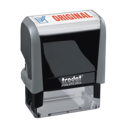 Trodat Office Printy 4912 Stamp Original ready to use, Grey
