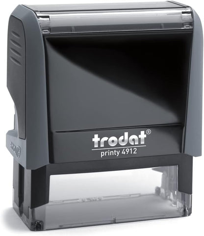 Trodat Office Printy 4912 Stamp Original ready to use, Grey