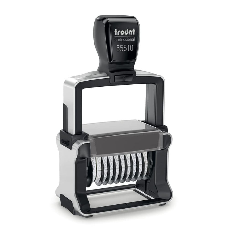 Trodat Professional 55510 Numberer Self Inking Stamp,Black