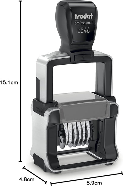 Trodat Professional 5546 Numberer Self Inking Stamp,Large Large Single