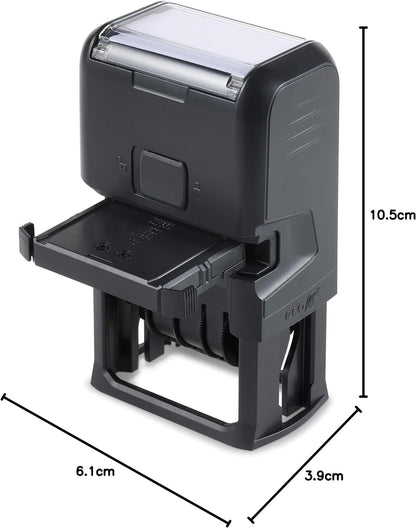 Trodat Printy 4750 / L1 Date Stamp with Text Received-Black (German version) Input:
