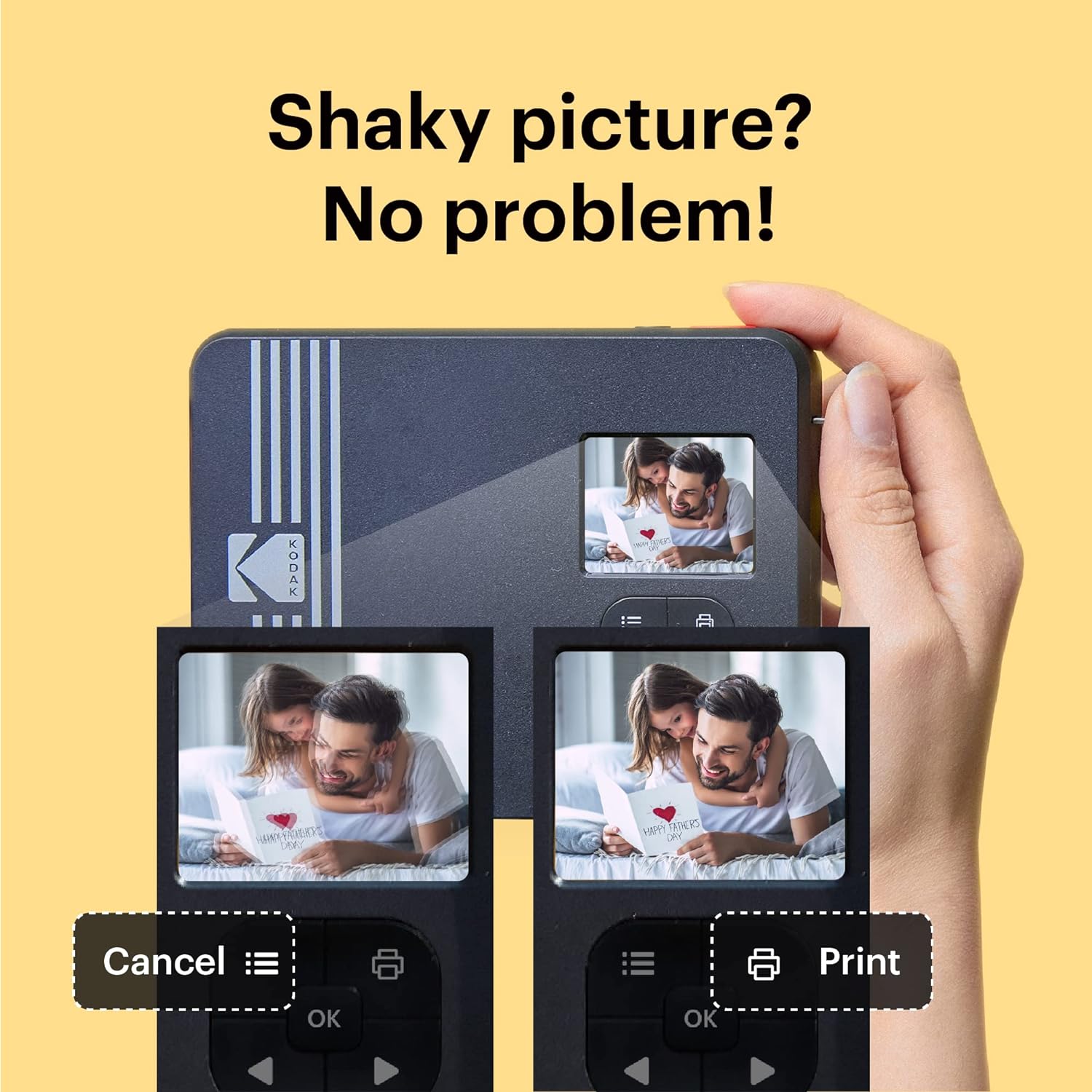 KODAK Mini Shot 3 Retro 4PASS 2-in-1 Instant Digital Camera and Photo Printer (3x3 inches)