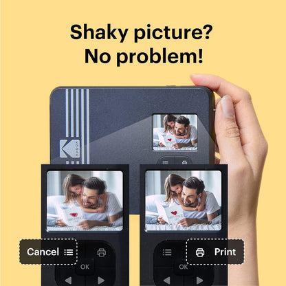 KODAK Mini Shot 3 Retro 4PASS 2-in-1 Instant Digital Camera and Photo Printer (3x3 inches)