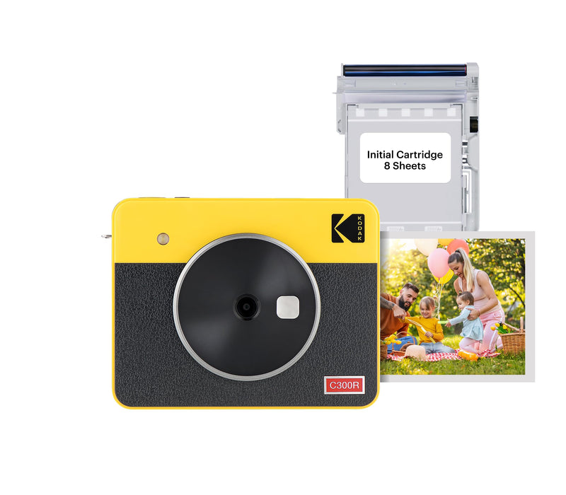 KODAK Mini Shot 3 Retro 4PASS 2-in-1 Instant Digital Camera and Photo Printer (3x3 inches)