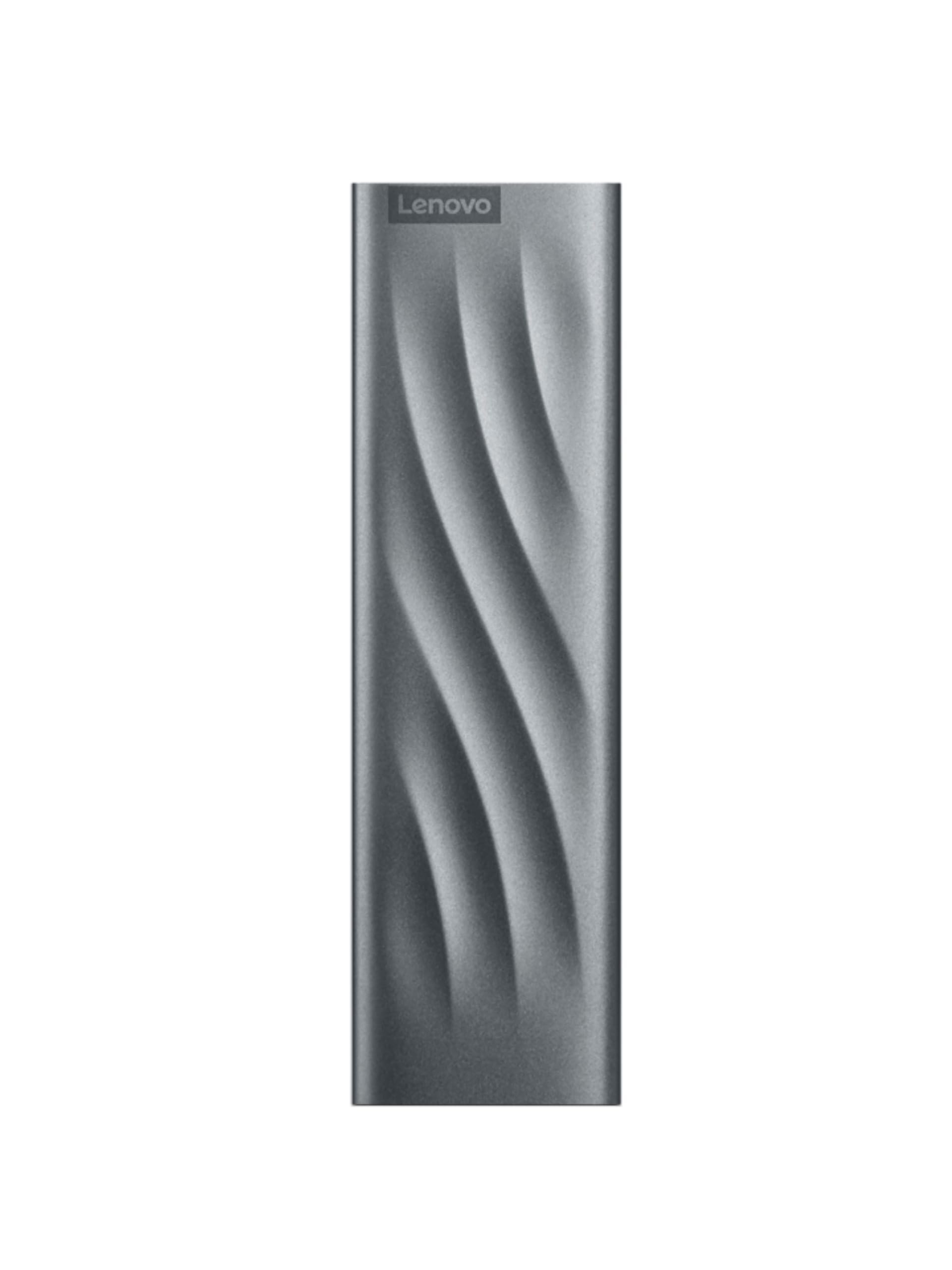 Lenovo P8 1TB Portable External Solid State Drive SSD, USB-C 3.2 Gen 2, Compatible with PC/Mac/Android, Metal Body, Silver PS8 1TB