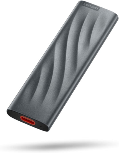 Lenovo P8 1TB Portable External Solid State Drive SSD, USB-C 3.2 Gen 2, Compatible with PC/Mac/Android, Metal Body, Silver PS8 1TB