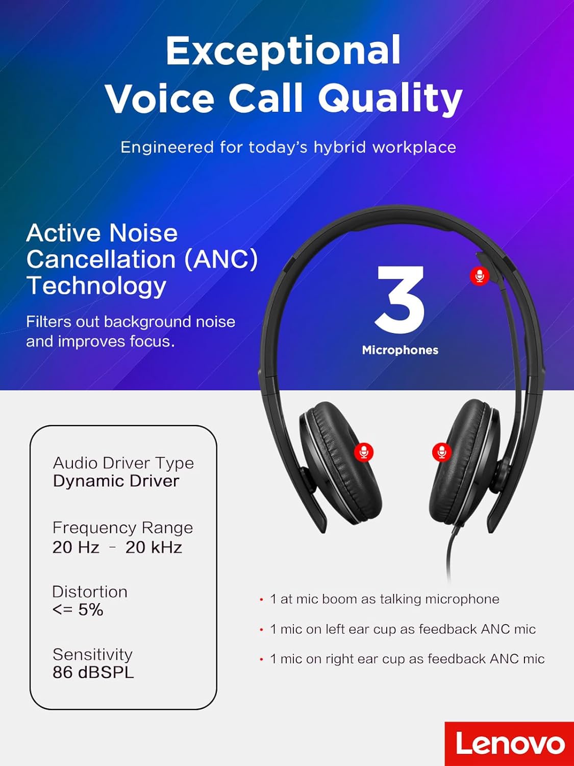 Lenovo Gen 2 - headset