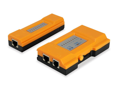 Mini Pro Rj45 & RJ11 LAN Network Detachable Cable Tester Black