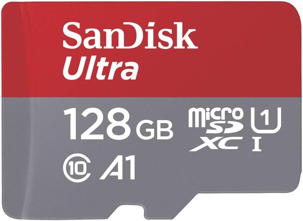 Sandisk 128GB Ultra microSDXC 140MB/s+SD Adapter