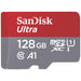 Sandisk 128GB Ultra microSDXC 140MB/s+SD Adapter