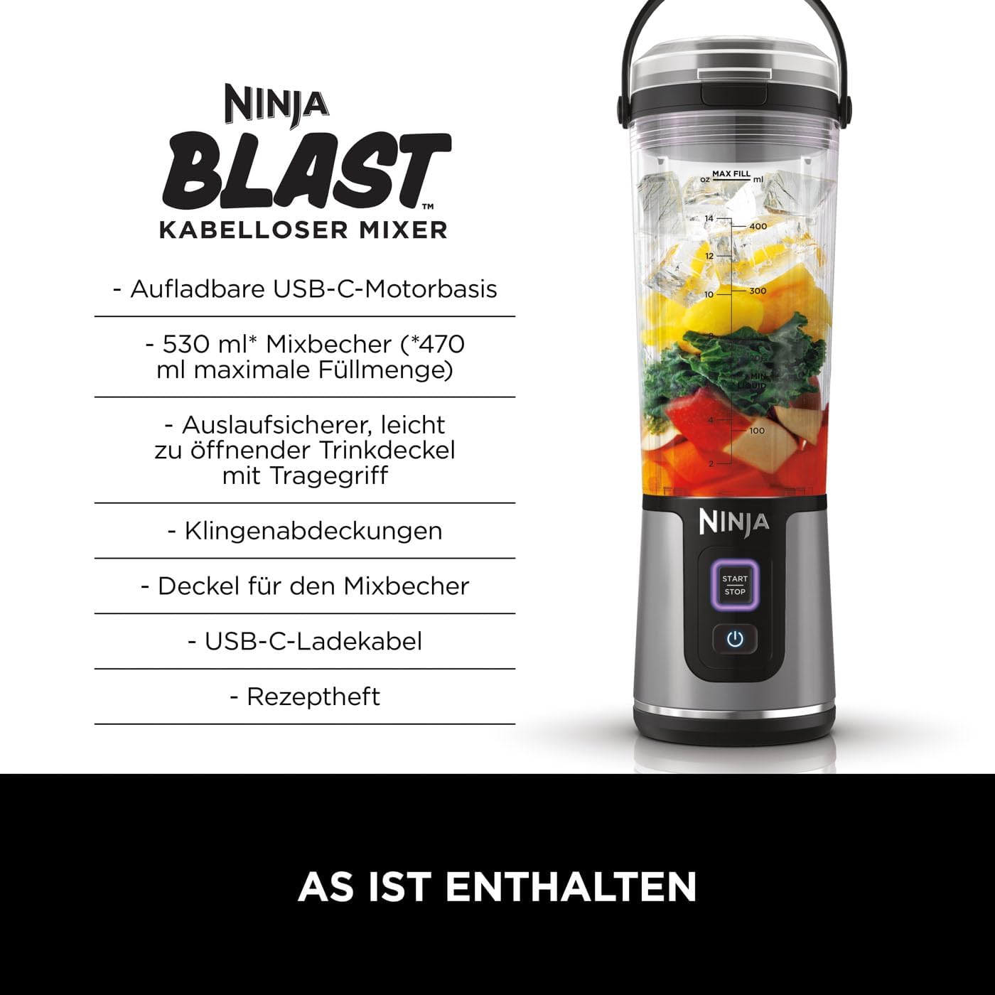 Ninja Blast Tragbarer Mixer
