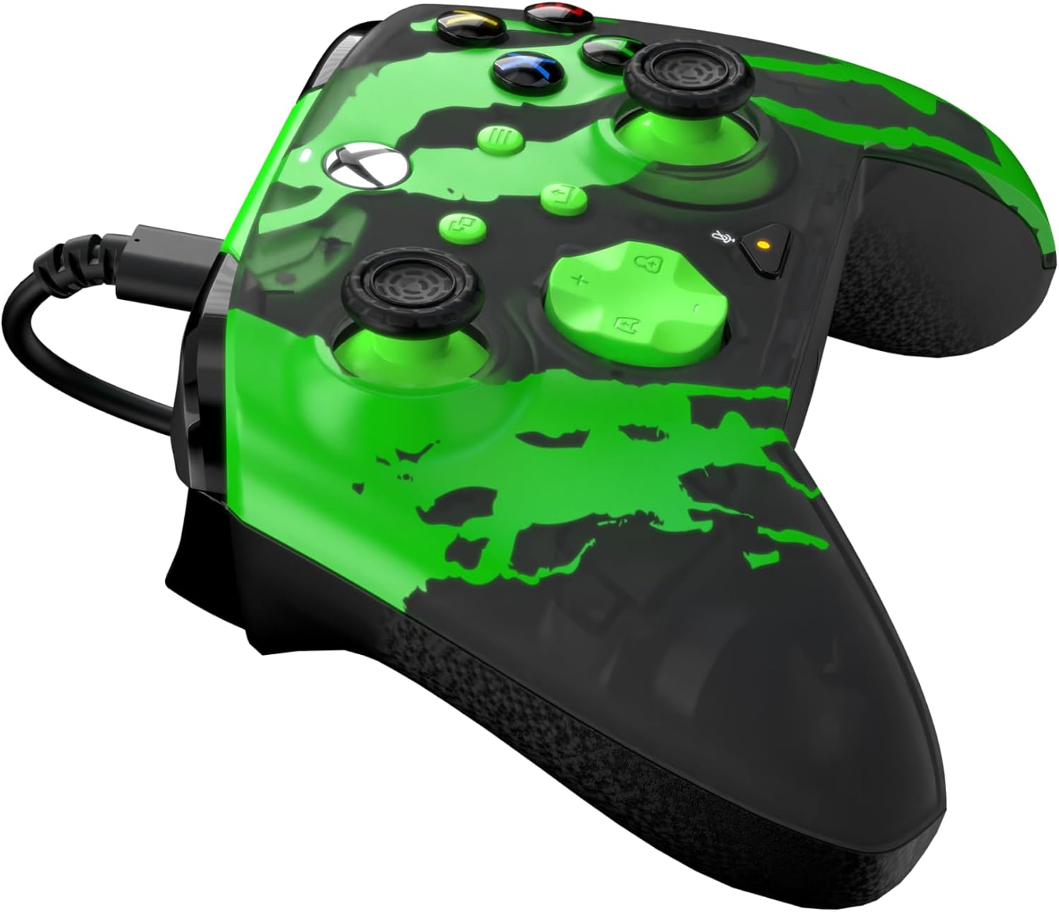 PDP Xbox REMATCH GLOW Wired controller - Jolt Green