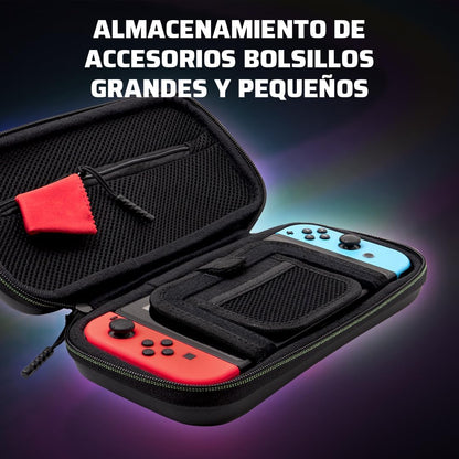 PDP Travel Case Plus Glow Grand Prix Peach Nintendo Switch