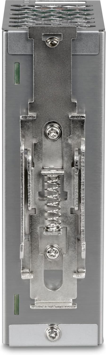TRENDnet 150W, 52V DC, 2.89A AC to DC DIN-Rail Industrial Power Supply, Built-in Power Factor Controller Function, Extreme Operating Temperature Range -25° – 70° C (-13° – 158° F), Silver, TI-S15052 52V 150W