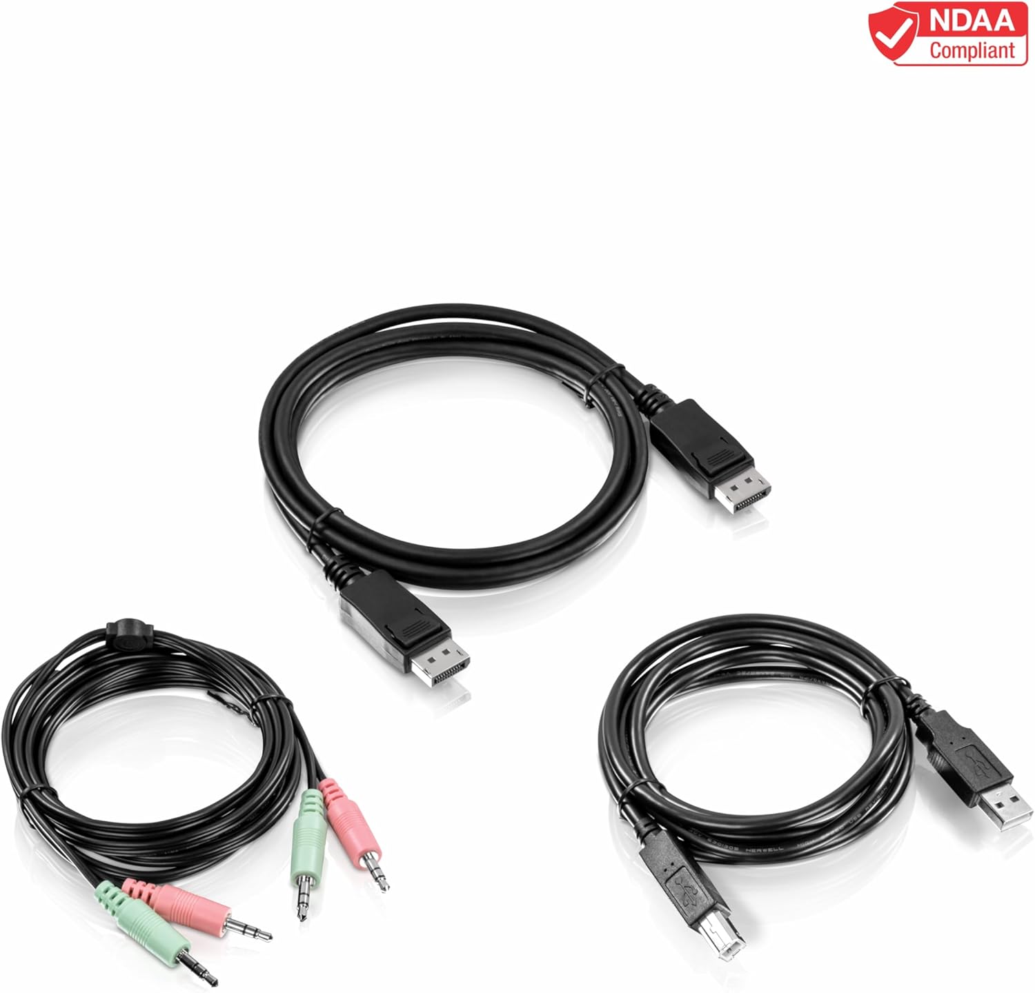 TRENDnet 6 ft. Display Port, USB, and Audio KVM Cable Kit, TK-CP06
