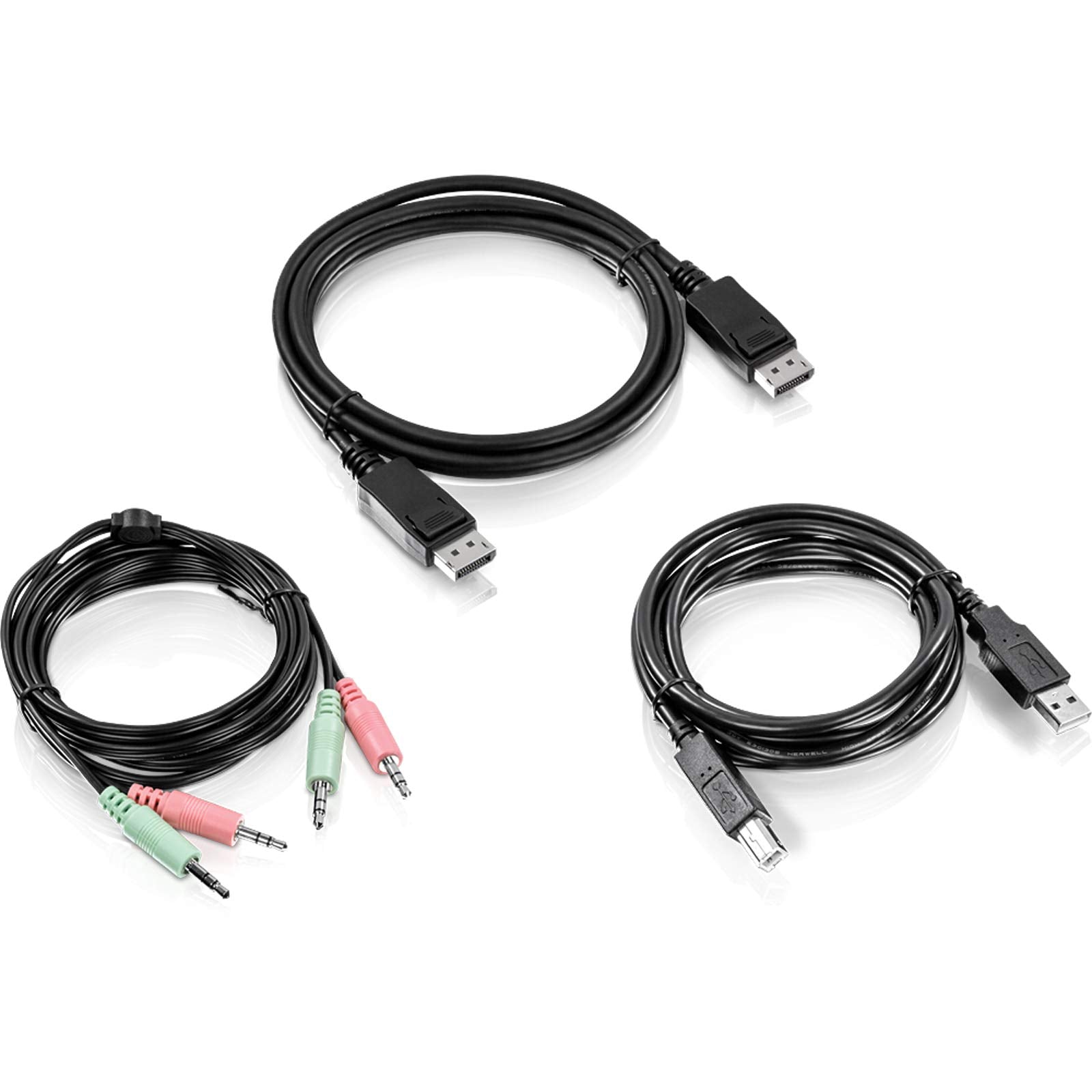 TRENDnet 6 ft. Display Port, USB, and Audio KVM Cable Kit, TK-CP06