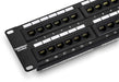 TRENDnet 48-Port Cat6 Unshielded Wall Mount or RackMount Patch Panel, Compatible with Cat 3/4/5/5e/6 Cabling, TC-P48C6 48-Port Cat 6