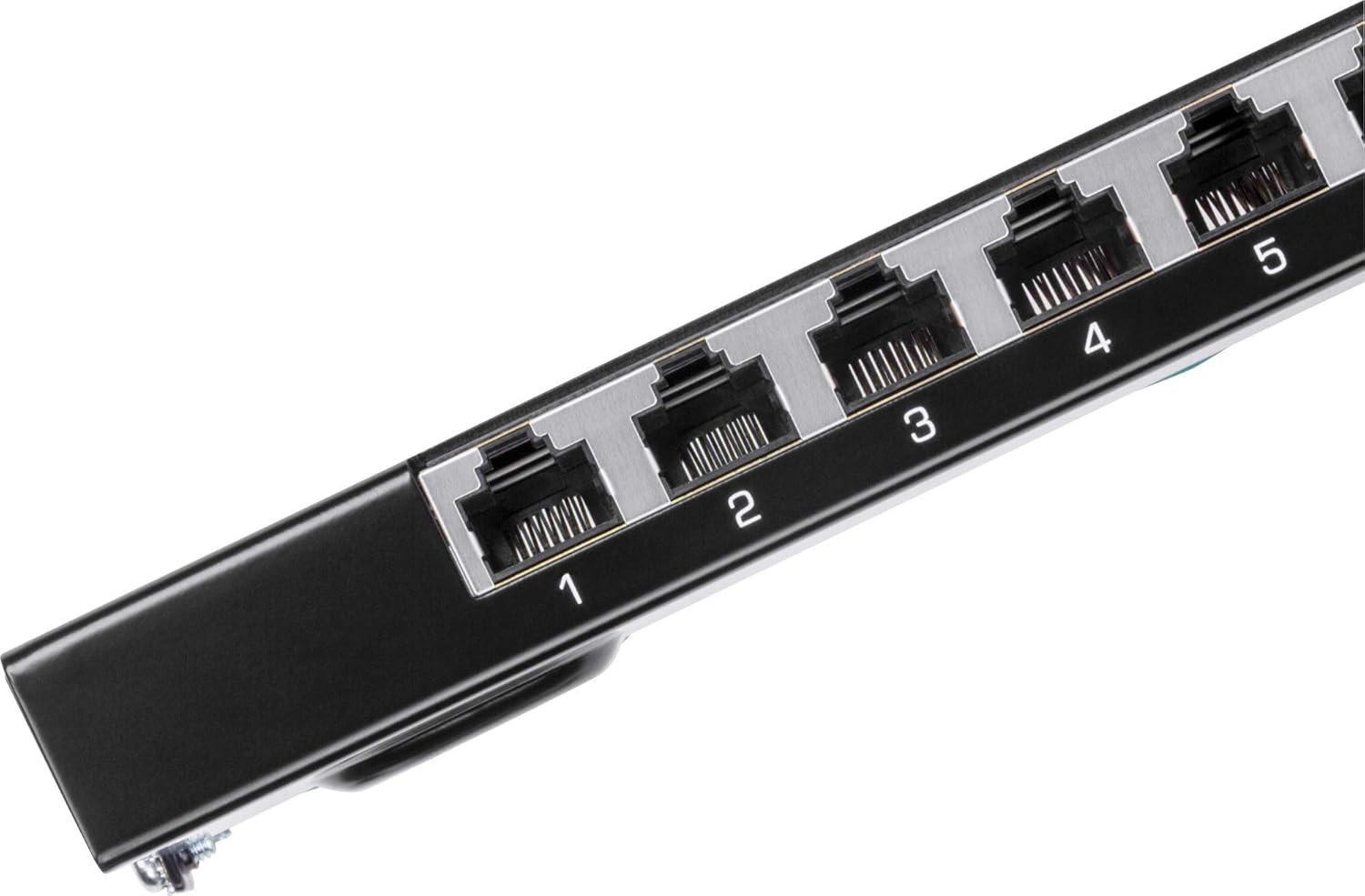 TRENDnet 8-Port Cat6A Shielded Wall Mount Patch Panel, 1000BASE-T/ 10GBASE-T Support, Wall mounting Options, Compatible with cat5e, cat6, cat6a, 110 or Krone Type, TC-P08C6AS 8 Port Cat6A