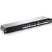 TRENDnet, 16-Port Cat6A Shielded Patch Panel, Black, Copper, Rack Mount, Compatible with Switches, 1U, 1000BASE-T / 10GBASE-T Support, ANSI/EIA/TIA 568-B.2-1, ISO/IEC 11801, -25°C – 50°C