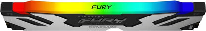 Kingston Fury Renegade Schwarz RGB XMP 64GB (6000MT/s DDR5 CL32 DIMM Desktop Gaming Speicher (Kit mit 2 ) - KF560C32RSAK2-64 Schwarz 64GB Kit mit 2 6000MT/s 16Gbit