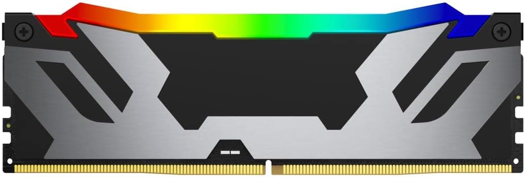 Kingston Fury Renegade Schwarz RGB XMP 64GB (6000MT/s DDR5 CL32 DIMM Desktop Gaming Speicher (Kit mit 2 ) - KF560C32RSAK2-64 Schwarz 64GB Kit mit 2 6000MT/s 16Gbit