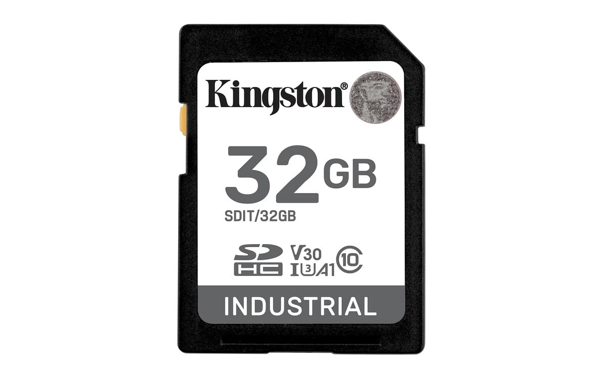 SD Card 32GB Kingston SDHC Industrial -40C to 85C