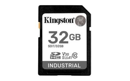 SD Card 32GB Kingston SDHC Industrial -40C to 85C