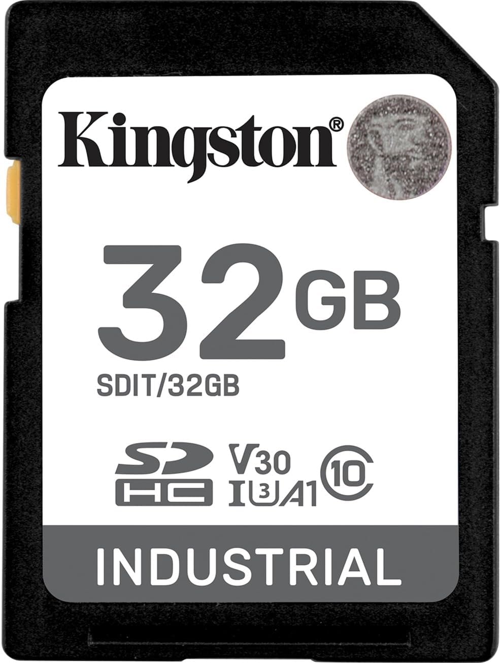 SD Card 32GB Kingston SDHC Industrial -40C to 85C