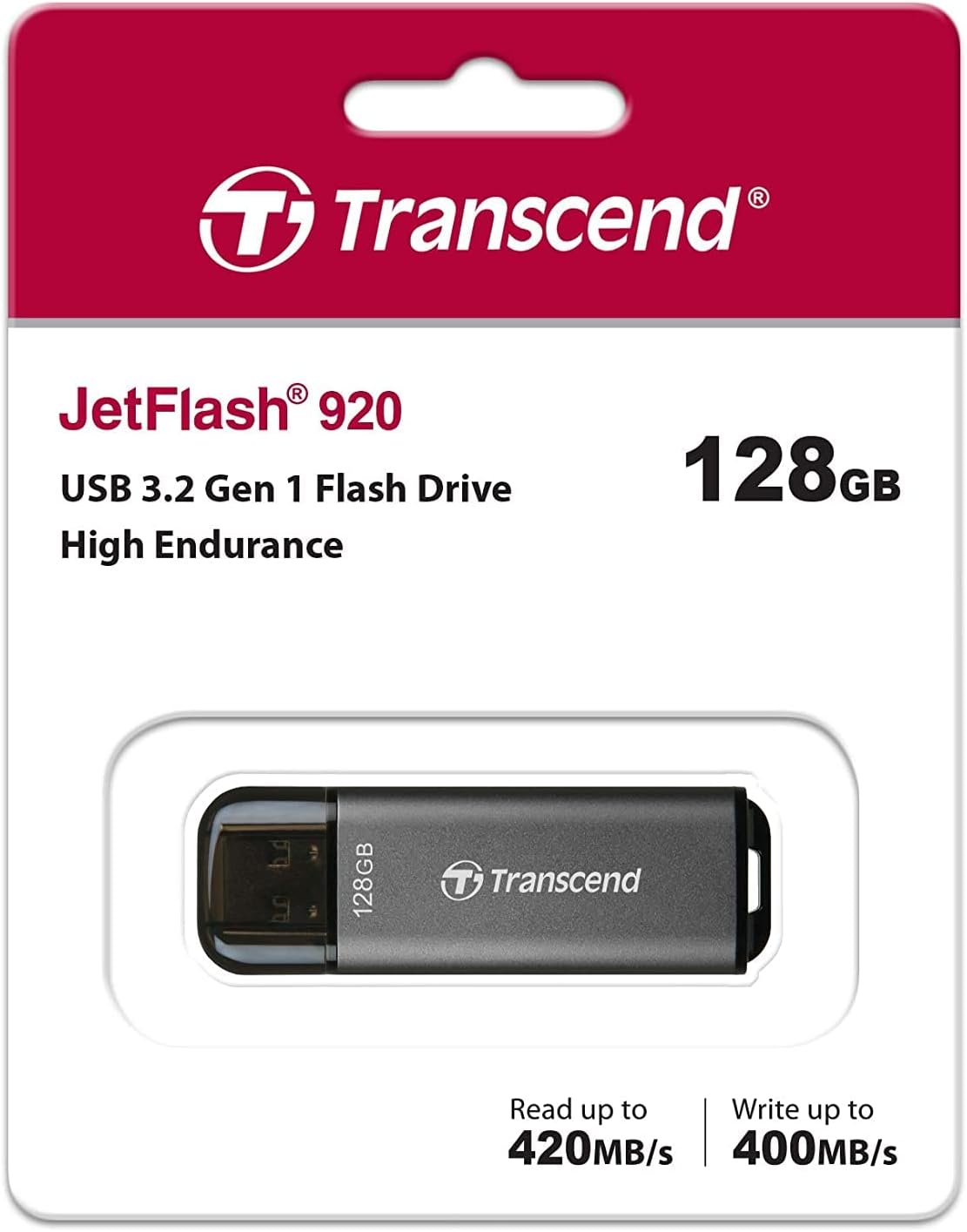 Transcend TS128GJF920 JetFlash 920 Chiavetta USB 3.2 Gen 1, 128 GB