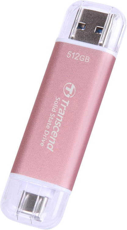 SSD 512GB Transcend ESD310P Portable, USB 10Gbps,