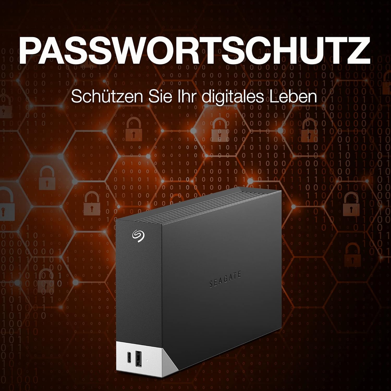 Seagate 8.9cm 10.0TB USB3.0 OneTouch Hub schwarz
