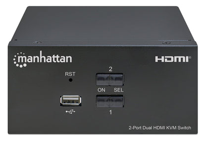 Switch KVM HDMI 2 porte Doppio monitor
