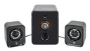 MANHATTAN 2.1 LED Lautsprechersystem USB BT Aux sc