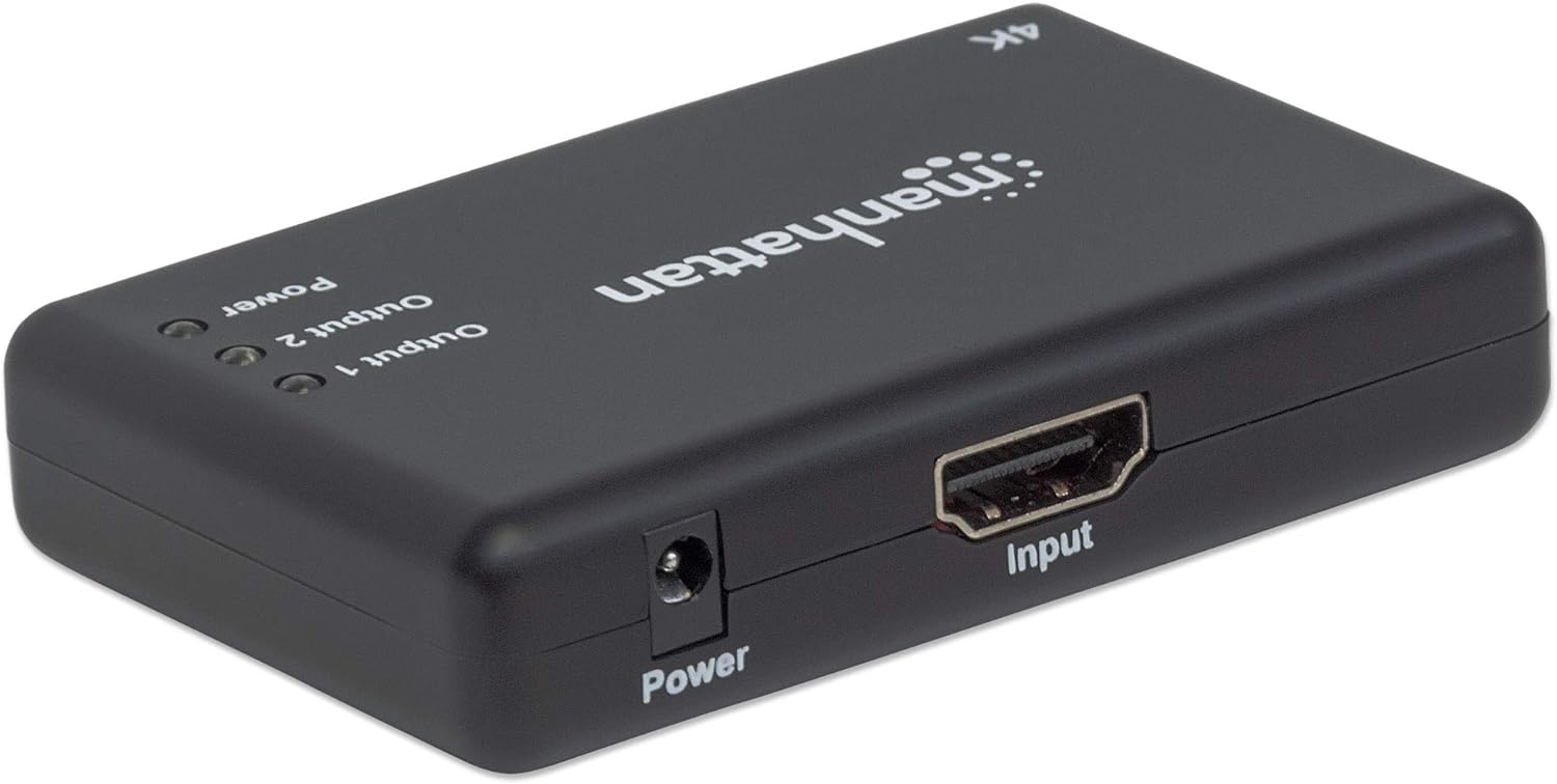 MANHATTAN 4K 2-Port HDMI-Splitter 4K@30Hz Netzteil