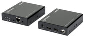 Manhattan 207683 Extender HDMI KVM Over IP 1080p bis zu 120m schwarz