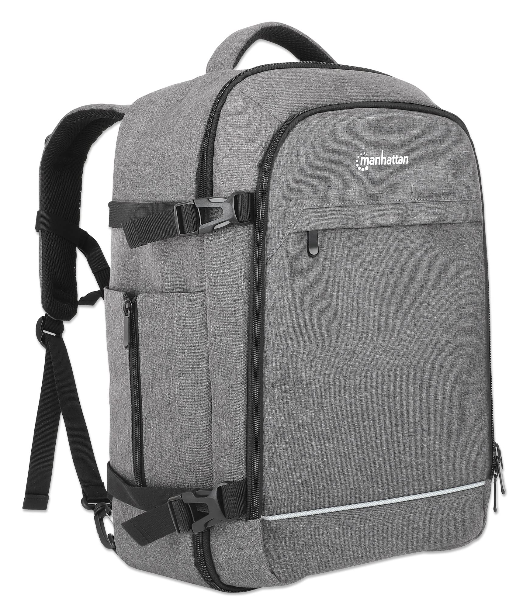 Manhattan 440370 borsa per notebook 43,9 cm (17.3") Zaino Grigio
